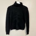 Topshop  Women’s Open Knit Turtleneck Sweater Black Size 0-2 NWT Photo 26