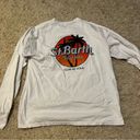 Brandy Melville Vintage John Galt St. Barth LongSleeve White T-Shirt Size Medium Photo 4