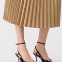 J.Crew  Gwyneth Pleated Slip Skirt in Camel Photo 2