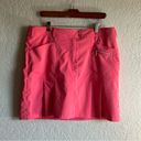 GGBlue Luxe Sport Skorts in Salmon Pink Size 12 Pleated Skirt Golf Pickleball Photo 11