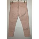 Banana Republic  Women Pink 24 Petite Girlfriend Mid Rise Crop Jeans Stretch EUC Photo 3