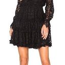 Alexis  Black Catalina Choker Fit & Flare All Over Lace Dress Sz S Photo 0