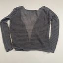 Modcloth  Womens Sweater Gray XXS Long Sleeve Open Front Cardigan Knit Photo 1