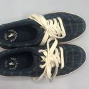 Polo  Ralph Lauren Womens Harold Sneakers Shoes 91183 Casual Plaid Preppy 6M Photo 6