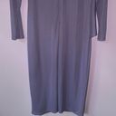 Ralph Lauren NEW  Size 6 Dress Midi Lilac Purple Wrap Front 3/4 Sleeve High Neck Photo 7