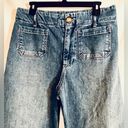 Pilcro  The Skipper High Rise Jeans Women Size 30 Wide Leg Cropped Anthropologie Photo 1