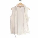 Woolrich  Fleece Vest Winter White Zip Front Microfleece Women’s Size Large Photo 1
