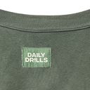 Daily Drills  Cropped Crew Neck Reversible Sweatshirt French Terry Size Small Photo 8