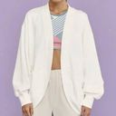 Sweaty Betty  London Cora cardigan cotton lily white size medium NWT Photo 1