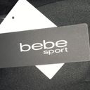 Bebe NWT  Sport Black Embroidered Logo Pullover Drawstring Hoodie Size Medium Photo 5