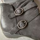 Dansko NIB black suede Faithe casual elegance comfort dual strap buckles boots, sz 42 Photo 3