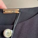 Adam Lippes NWT  Black blouse with silk tassel fringe detail lining size 0 Photo 3