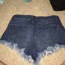 Volcom  jean cut off shorts size 1 waist 25 Photo 3