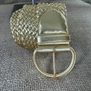 Disney Womens Wide Woven Gold Toned Belt Size S-M- L 0-40 Inches Photo 9