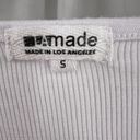 LA Made  White Cardigan Cropped Small Photo 5