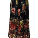 American Vintage Huntington Ridge Black Floral Woven Cotton Lightweight Maxi Skirt Size XL Photo 2