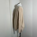 Vince , wool and yak blend long sleeve sweater in cream tan oatmeal size S Photo 7