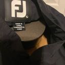 FootJoy  Womens Large Button Up Black Windbreaker Photo 4
