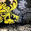 Vera Bradley Retired Yellow Black "Baroque" Eloise Kisslock Satchel Handbag Photo 8