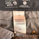 Mountain Hardwear  Women's Grey Nylon Hiking Shorts Size 6 Photo 5