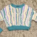 Forever 21 Coogi Style 3D Knit Retro Crop Sweater small Photo 0