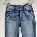 American Eagle  Denim Jogger Pants Sz 0 Super Stretch Jeans Ankle Cuff Photo 2