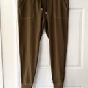 Zyia  Unwind Olive Green Drawstring Stretch Waist Joggers Athleisure Plus XXXL Photo 56