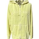 Life is Good Full Zip Hoodie Sweatshirt Lime Yellow Size Medium Photo 0