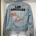 Forever 21 LA Girl Squad Distressed Denim Jacket Photo 7