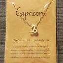 Custom Made CAPRICORN Constellation Pendant Necklace Photo 0