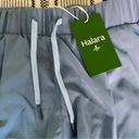 Halara  Blue Shadow Elastic Drawstring Ruched Side Pocket Casual Shorts 3” Small Photo 2