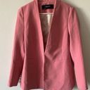 ZARA Basics Collection Collarless Blazer & High Waist Pants in Pink Photo 7