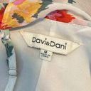 Davi & Dani  Floral Midi Dress Medium Red Orange Yellow Green white Off shoulder Photo 4