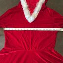 ma*rs Short Red Hooded Dress White Faux Fur Trim  Claus Santa Christmas Size M NEW Photo 7