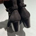 Ralph Lauren POLO  BLACK Suede ankle boots Size 8.5 B34 Photo 6