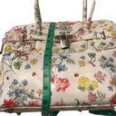 Vera Pelle  leather flower print bag with lock Photo 9