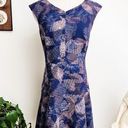 Rebecca Taylor Sonic Garden Fit & Flare Abstract Print Dress size 6 Small Photo 0