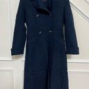 Max Mara Women's  Weekend Wool Double Breasted Coat Overcoat S Navy Photo 0