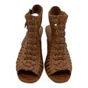 Paul Green  Rosa Woven Sandals - Brown - US 9 Photo 1