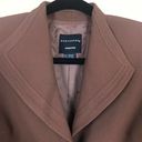 Doncaster  Collection Blazer Womens Size Medium Brown Single Button Closure Lined Photo 6