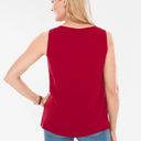 Chico's Red - Double-Layer Embellished Tank Sz 3 Photo 7