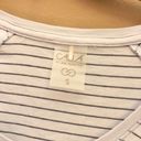 Calia by Carrie Underwood Striped long Sleeve Ruched Shirt Blue Small Photo 3