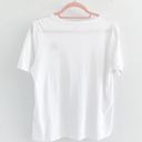 Kate Spade “Paradise Bound” White Embroidered Tee Photo 3