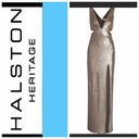 Halston Heritage  antique silver gown Photo 1