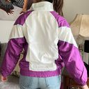 JC Penny  vintage USA Olympics windbreaker jacket white green purple Small Photo 12