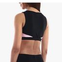 Kappa  Black Blue Pink Football Efin Sports Bra Size Small Photo 4