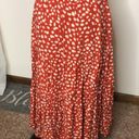 Tangerine Fashion  spotted boho maxi skirt size medium Photo 4