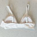 ANDIE  Swim The Belmar Bikini Top White Eyelet Size Medium Photo 3