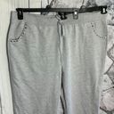 Cato Gray Sweat Pants w 3D Rivets at Pockets Wm 4X/5X Photo 2