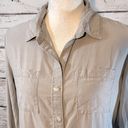 Thread and Supply  Button Down Shirt w Pockets Gray-Small Photo 1